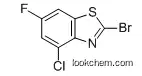 Molecular Structure of 210834-97-2 (2-Bromo-4-chloro-6-fluorobenzothiazole)